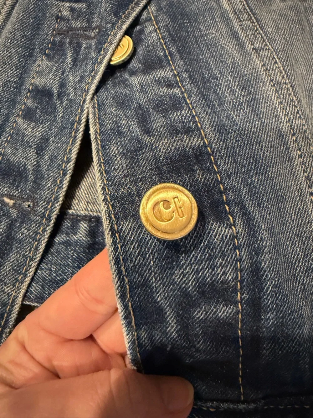 Cult Gaia x Gap Collab Blue Denim Jacket - Picture 3 of 8
